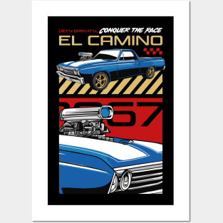 Vintage El Camino Car Posters and Art